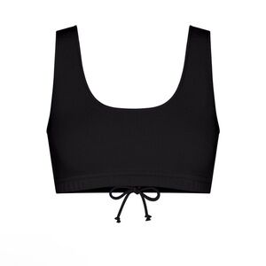 Skims - Cotton Fleece bralette - Onyx - M